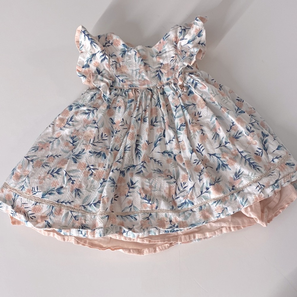 12M Cottagecore Flutter Sleeve Dress